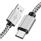 Nylon USB-A to Type-C Fast Charging Cable for Huawei, Samsung & Android Mobile Arcade Ltd
