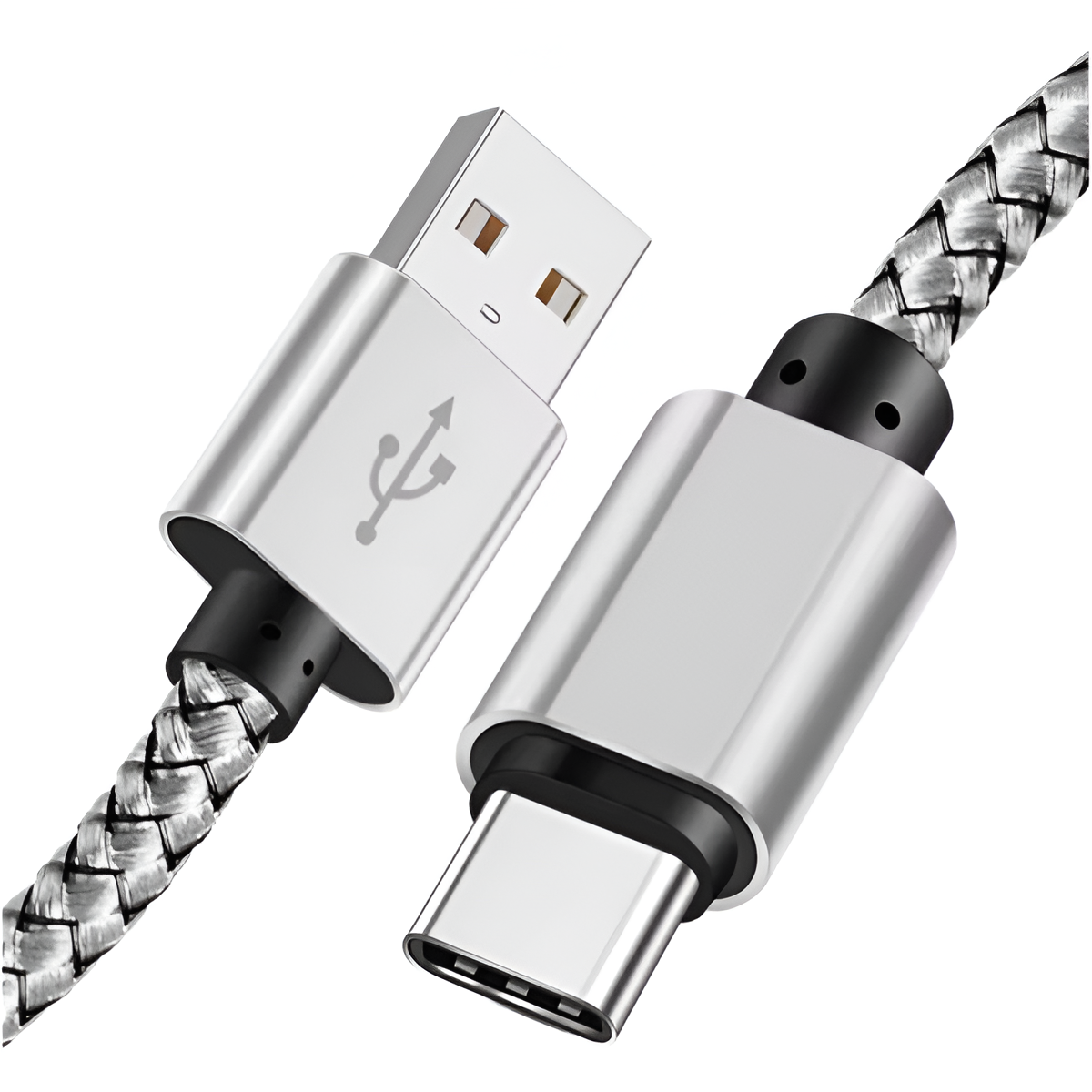 Nylon USB-A to Type-C Fast Charging Cable for Huawei, Samsung & Android Mobile Arcade Ltd
