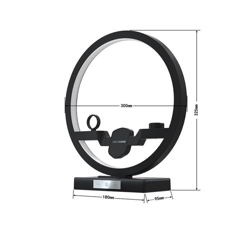 Fast Charging 4 in 1 Bedside Lamp Wireless Charger Bracket Mobile Arcade Ltd