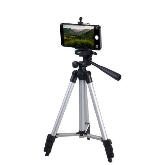 Maclean MC-164 Universal Tripod 102cm with Phone Holder & Carry Case