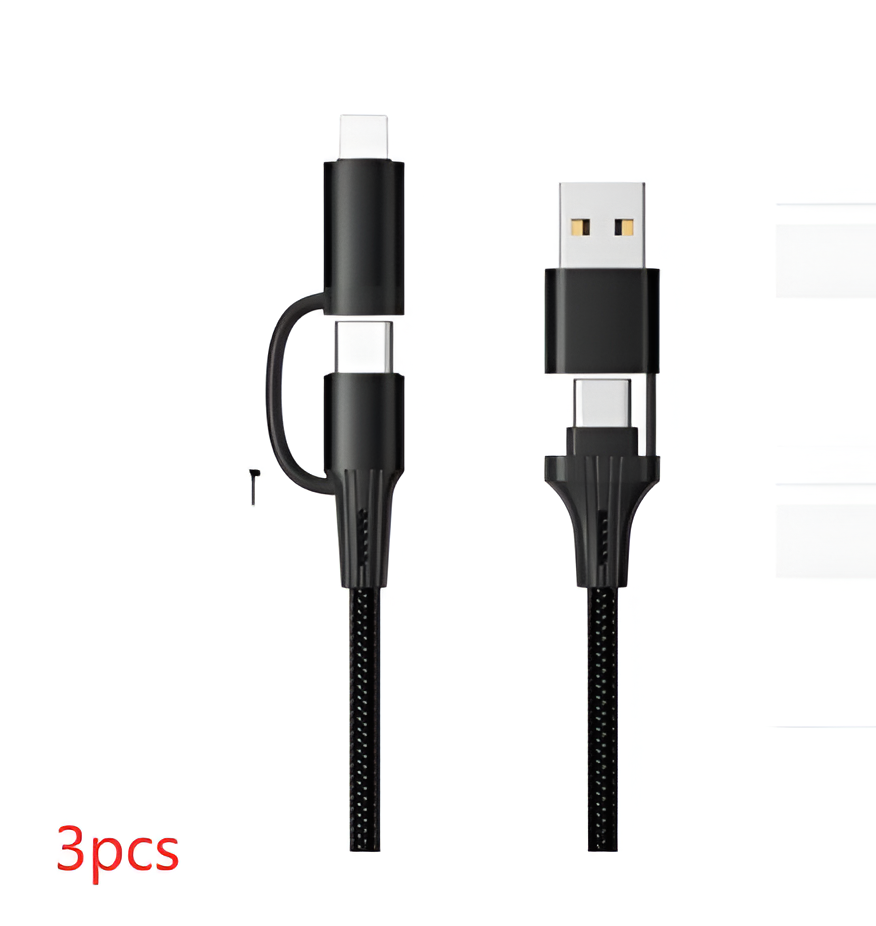 60W Multi-Head Multifunctional Charging Cable – Fast USB Cable for All Devices Mobile Arcade Ltd