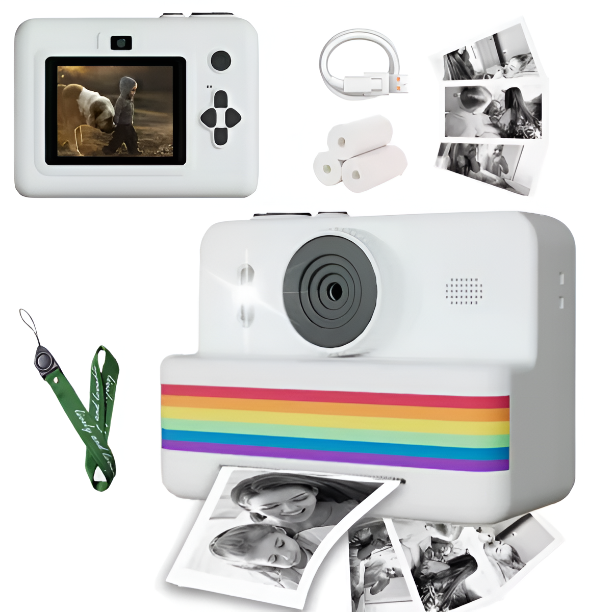 Kids Digital Camera with Instant Printer – 2.8" HD Photo & Video Toy Gift Mobile Arcade Ltd
