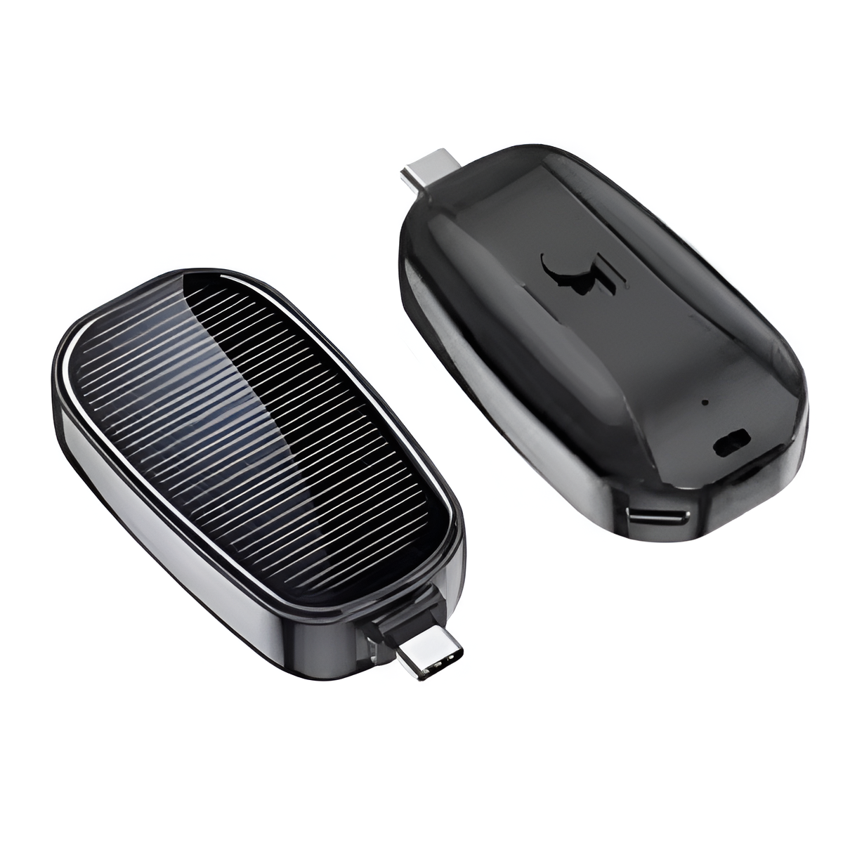 OnePlus 1200mAh Solar Mini Power Bank – Portable Keyring Charger for Outdoors Mobile Arcade Ltd