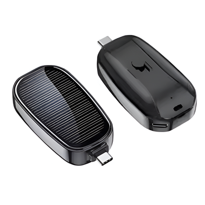 OnePlus 1200mAh Solar Mini Power Bank – Portable Keyring Charger for Outdoors Mobile Arcade Ltd