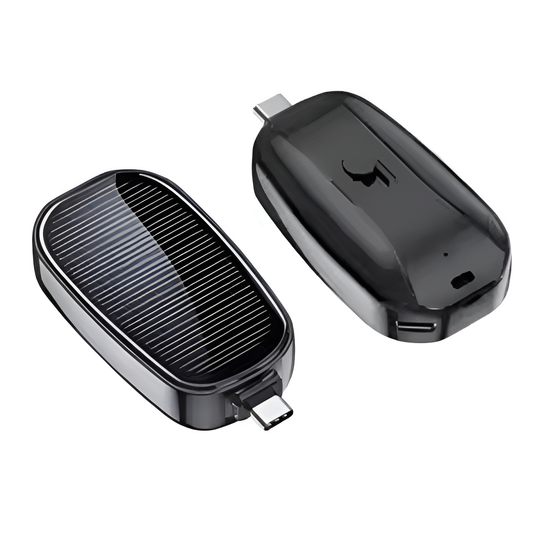 OnePlus 1200mAh Solar Mini Power Bank – Portable Keyring Charger for Outdoors Mobile Arcade Ltd