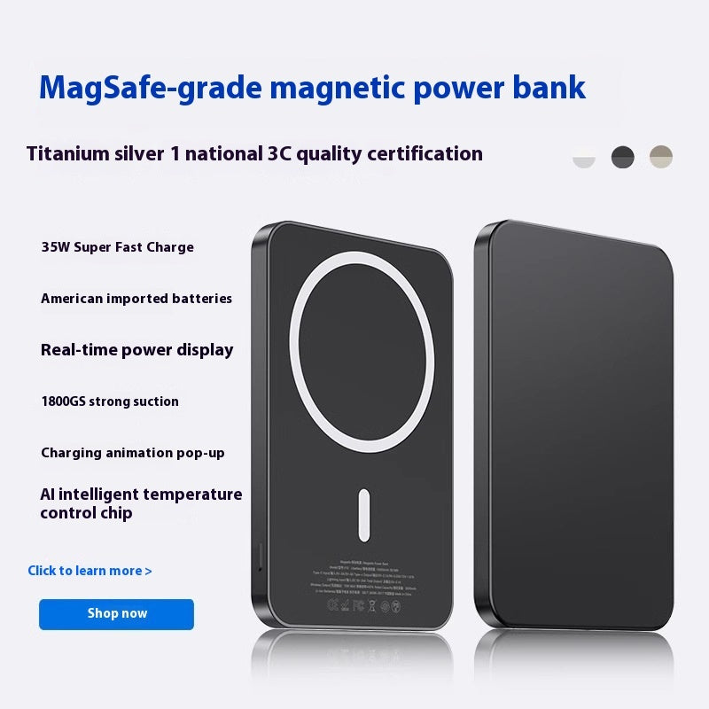 Magnetic Wireless Power Bank Magsafe Mobile Arcade Ltd