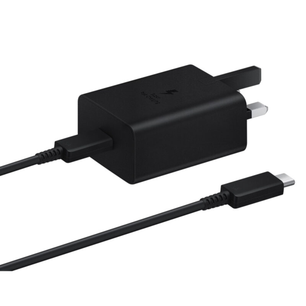 Samsung 45W USB-C Fast Charger with USB-C to USB-C Cable UK Plug Mobile Arcade Ltd