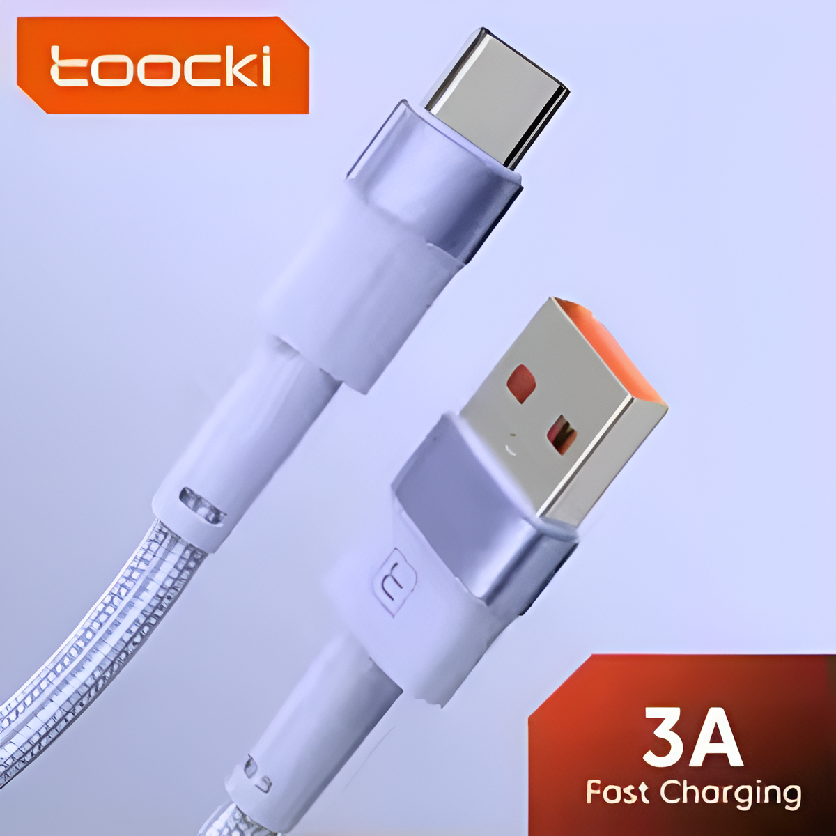 Toocki 3A PD USB-C Fast Charging Cable for Samsung, Xiaomi, OPPO, VIVO, Poco Mobile Arcade Ltd