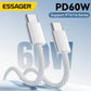 Essager 60W USB-C Fast Charging Cable for iPhone 16/15, MacBook, Xiaomi & iPad Mobile Arcade Ltd