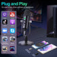 Mercase USB Condenser Microphone with Quick Mute | Plug & Play for PC & PS5 Mobile Arcade Ltd
