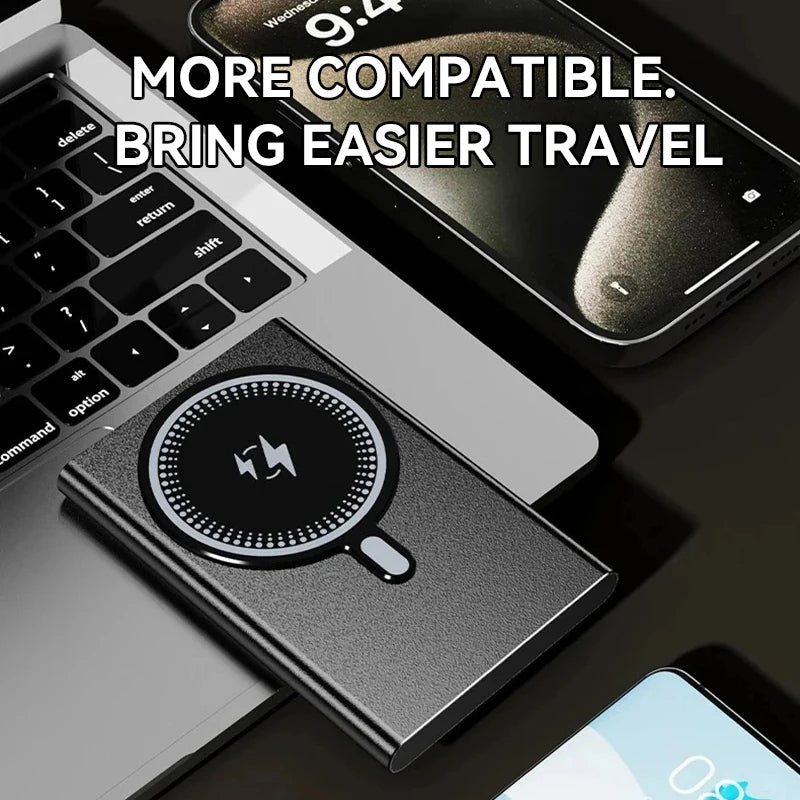 Thin Magnetic Wireless Power Bank 5000/10000mAh for iPhone Huawei Xiaomi Mobile Arcade Ltd
