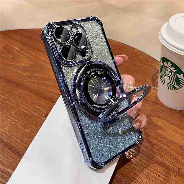 Luxury Plating MagSafe Case with Stand | Magnetic Bumper for iPhone 11–16 Pro Mobile Arcade Ltd