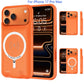 Orange Smart Wireless Battery Charger Case for iPhone 17 Pro Max | Magnetic Power Bank External Charging Cover Mobile Arcade Ltd