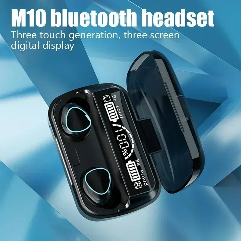 M10 Wireless Earbuds | HiFi Sound, Power Bank Case, BT Sports Headset Mobile Arcade Ltd