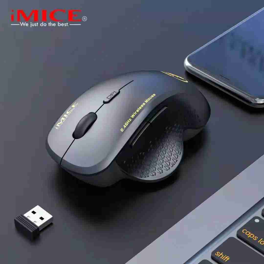 Wireless 2.4G Ergonomic Mouse 1600DPI for PC, Laptop & Macbook Mobile Arcade Ltd