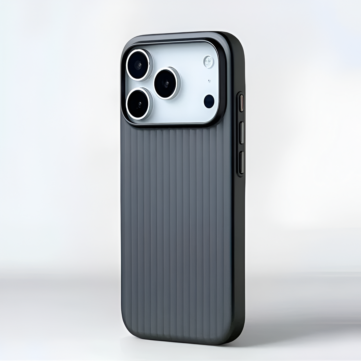 Electroplated 3D Stripes MagSafe Case for iPhone 17 Pro Max Matte Hard Cover
