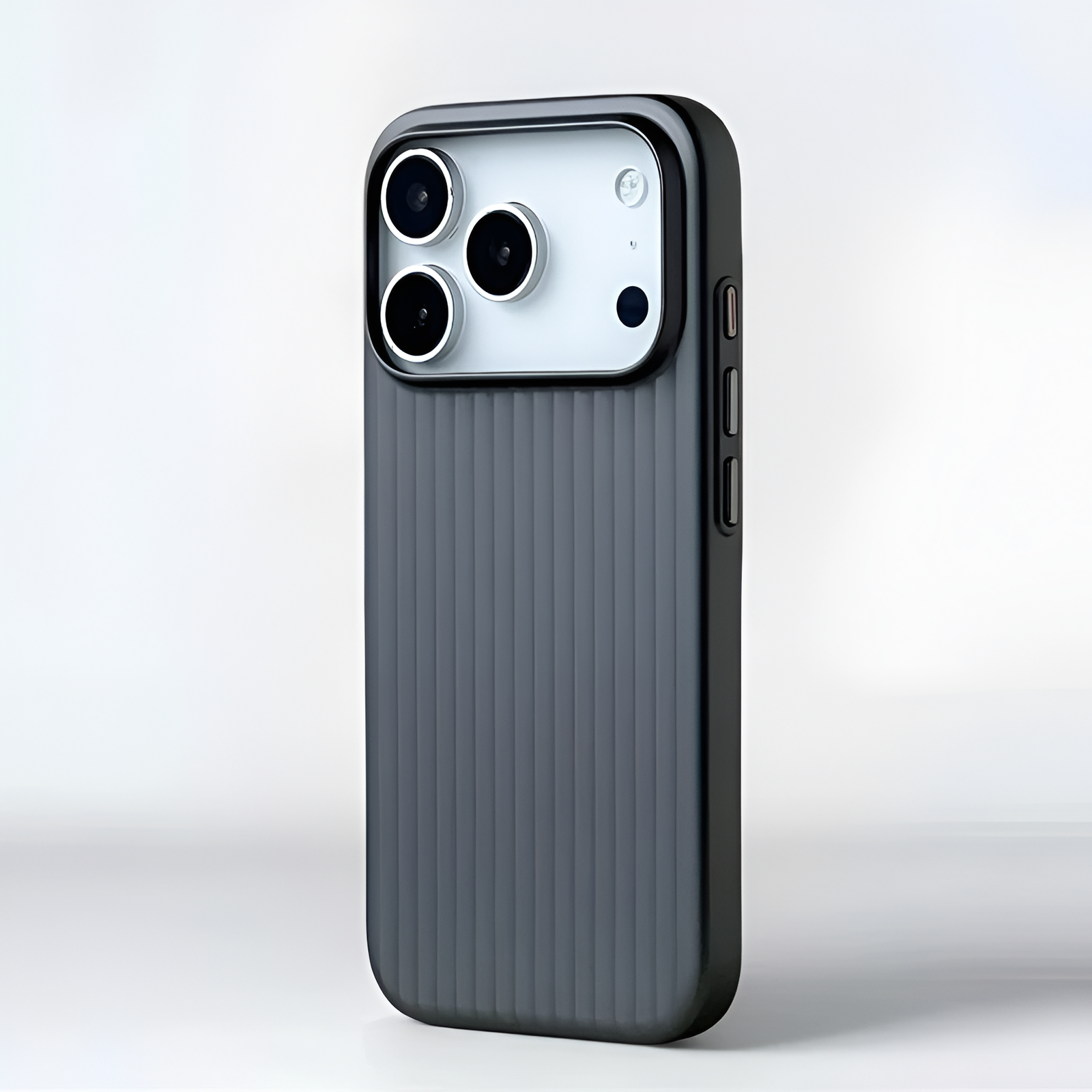 Electroplated 3D Stripes MagSafe Case for iPhone 17 Pro Max Matte Hard Cover