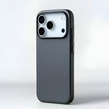 Electroplated 3D Stripes MagSafe Case for iPhone 17 Pro Max Matte Hard Cover