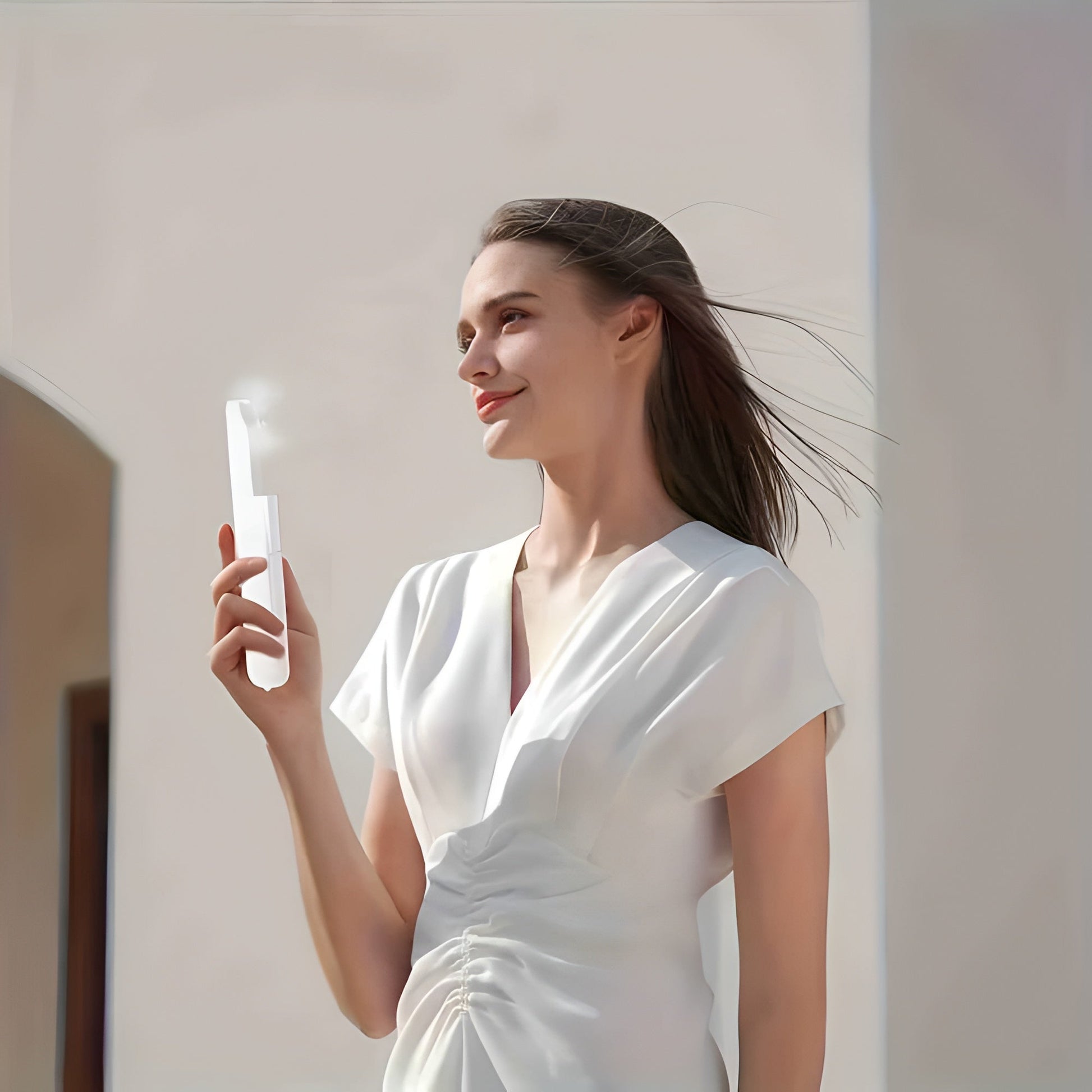 Mini Handheld USB Fan – Folding Rechargeable Pocket Fan with Power Bank Mobile Arcade Ltd