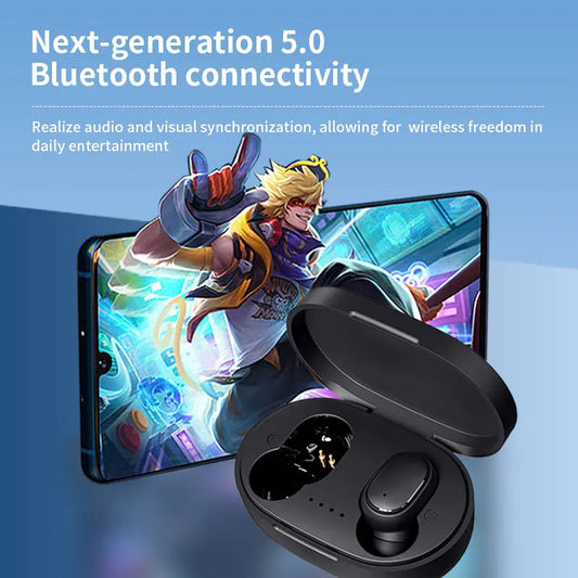 A6s TWS Bluetooth 5.0 Wireless Earphones with Mic & Stereo Sound Mobile Arcade Ltd