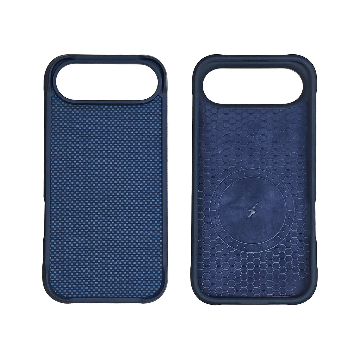 iPhone 17 Series Carbon Fibre Case – Matte Back, Wireless, Anti-Fall TPU Frame Mobile Arcade Ltd
