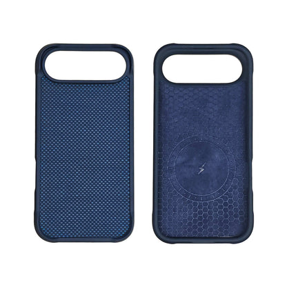 iPhone 17 Series Carbon Fibre Case – Matte Back, Wireless, Anti-Fall TPU Frame Mobile Arcade Ltd