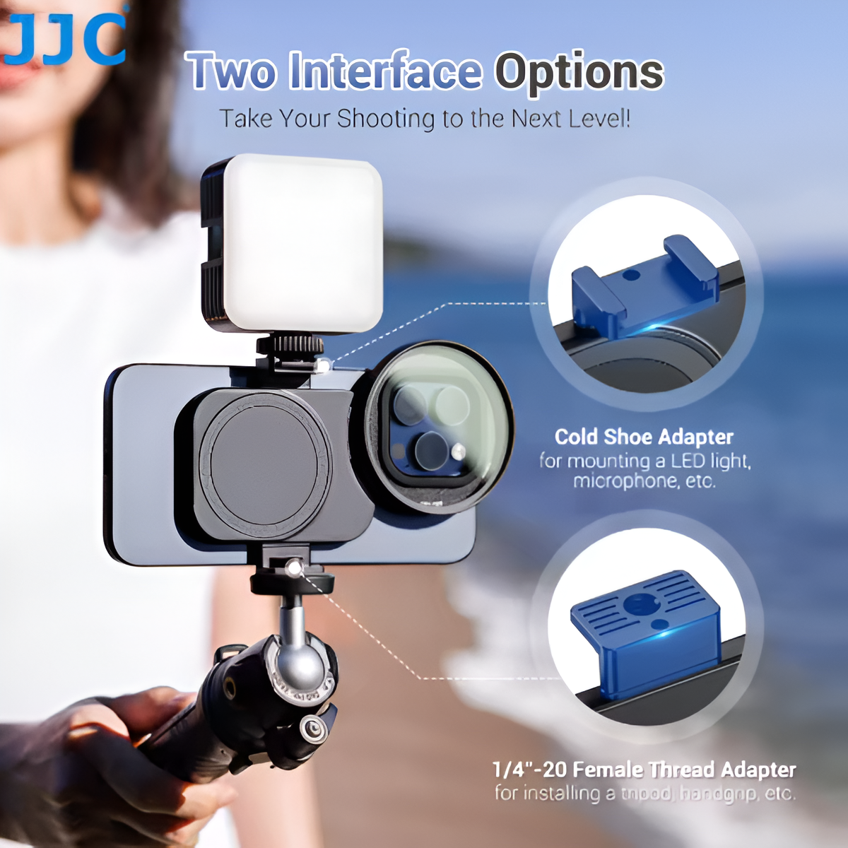 JJC 67mm Magnetic Phone Lens Filter Adapter Mount for iPhone 14–17 Pro Max Mobile Arcade Ltd