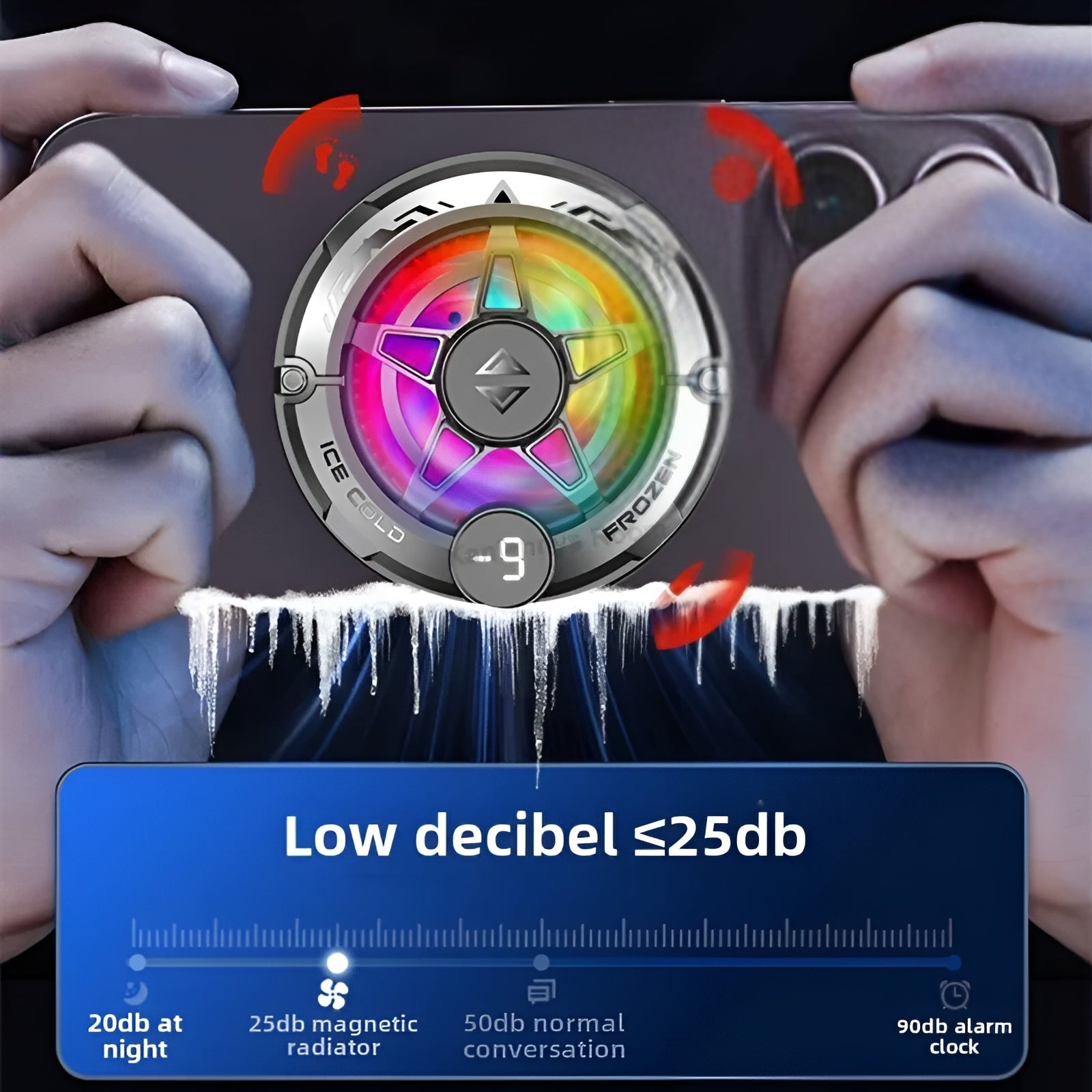 K20 Mobile Phone Gaming Cooler – Fast Semiconductor Fan for iOS & Android Mobile Arcade Ltd