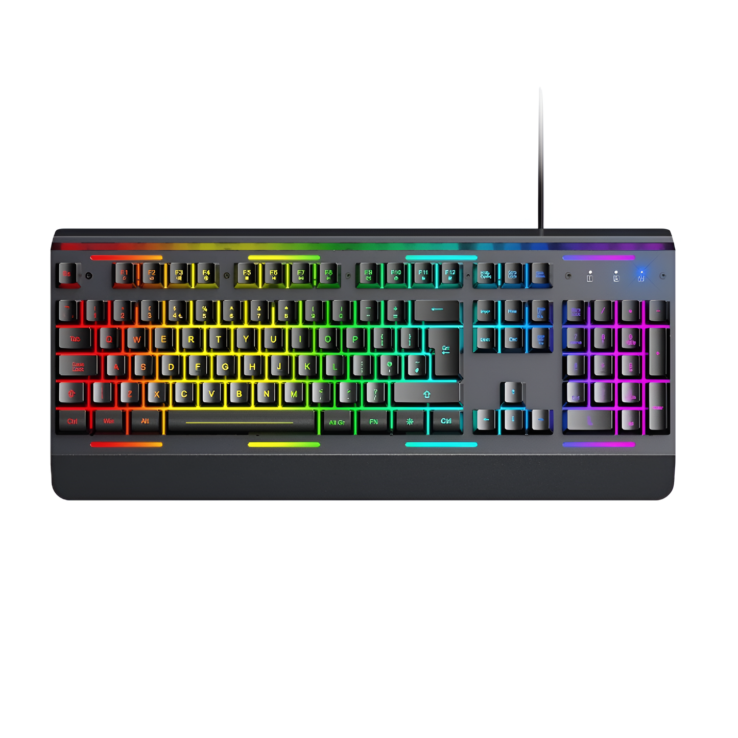 TECKNET RGB Wired Gaming Keyboard UK Layout – 105 Keys, Metal Panel Mobile Arcade Ltd