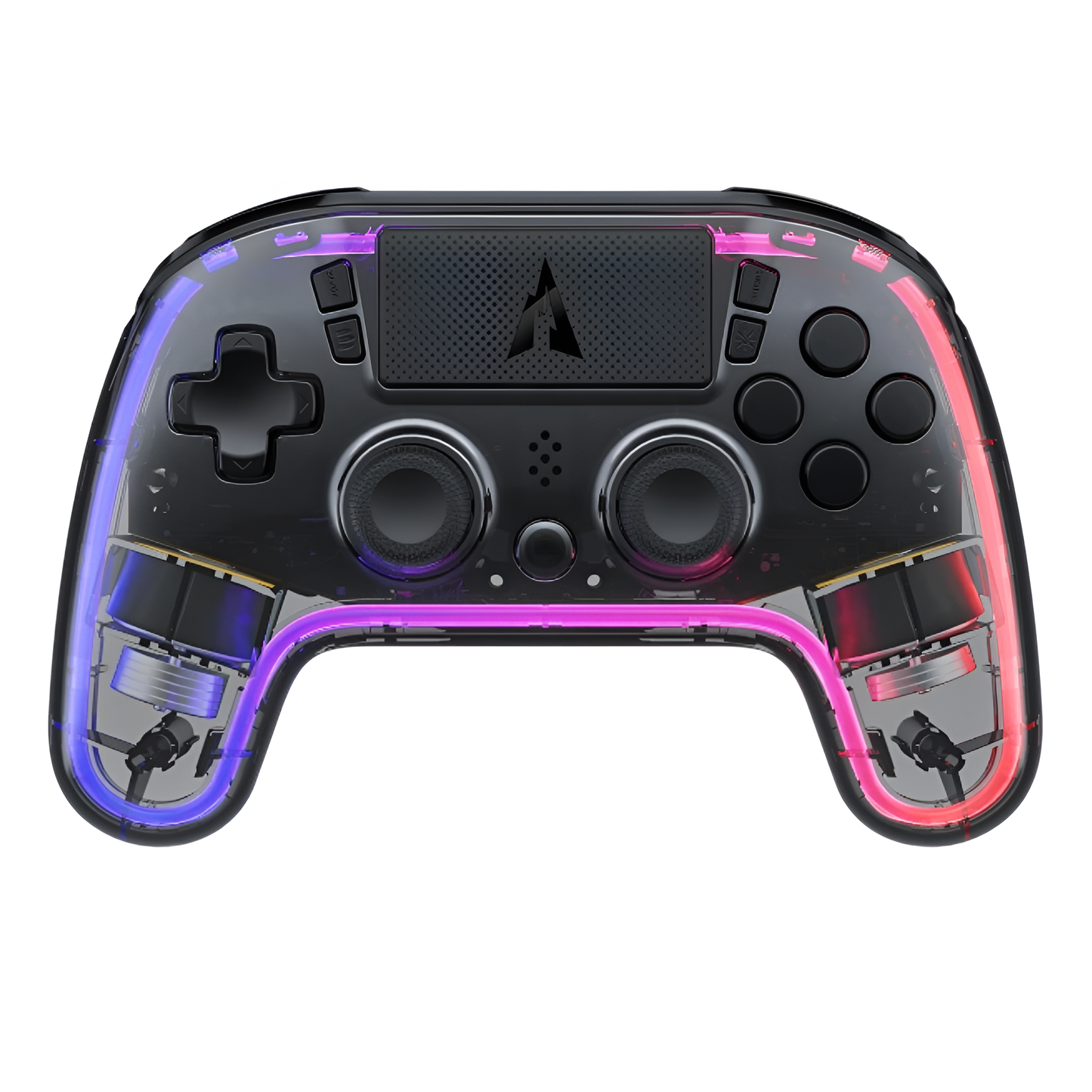 AUROCE Wireless PS4/PS3/PC Controller – RGB LED, ALPS Sticks, Turbo Mode Mobile Arcade Ltd
