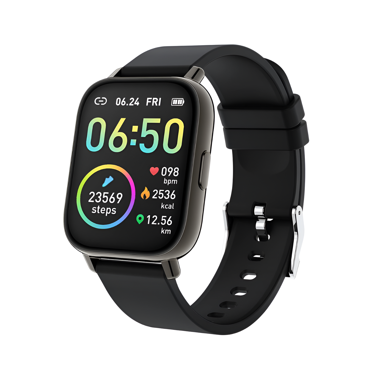 Smart Fitness Watch 1.69" Touchscreen with Heart Rate & Sleep Monitor