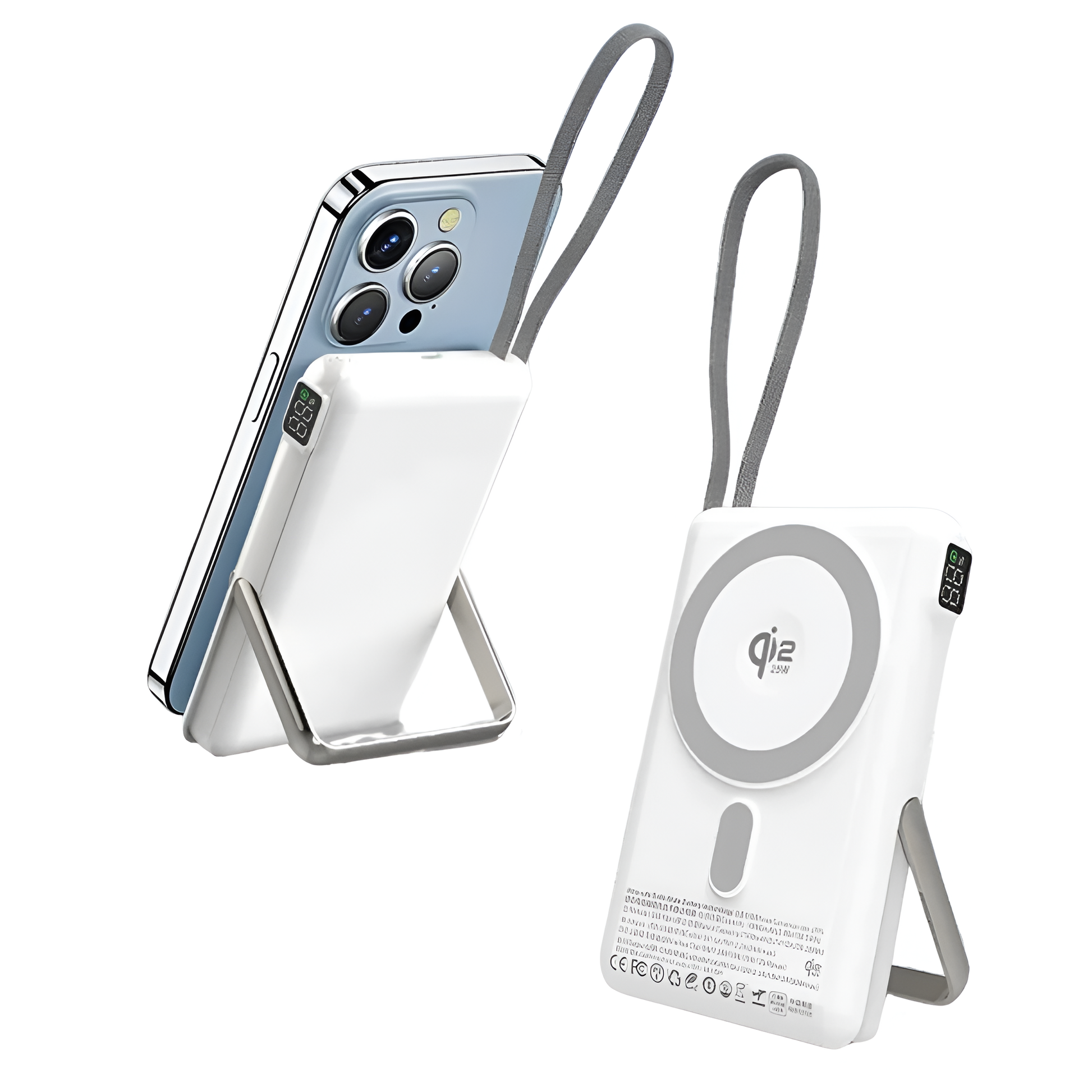 2-in-1 Qi2.2 10000mAh Power Bank | 25W MagSafe Wireless & 30W PD Fast Charger | Compatible with iPhone 16/17 Pro Max & Samsung Mobile Arcade Ltd