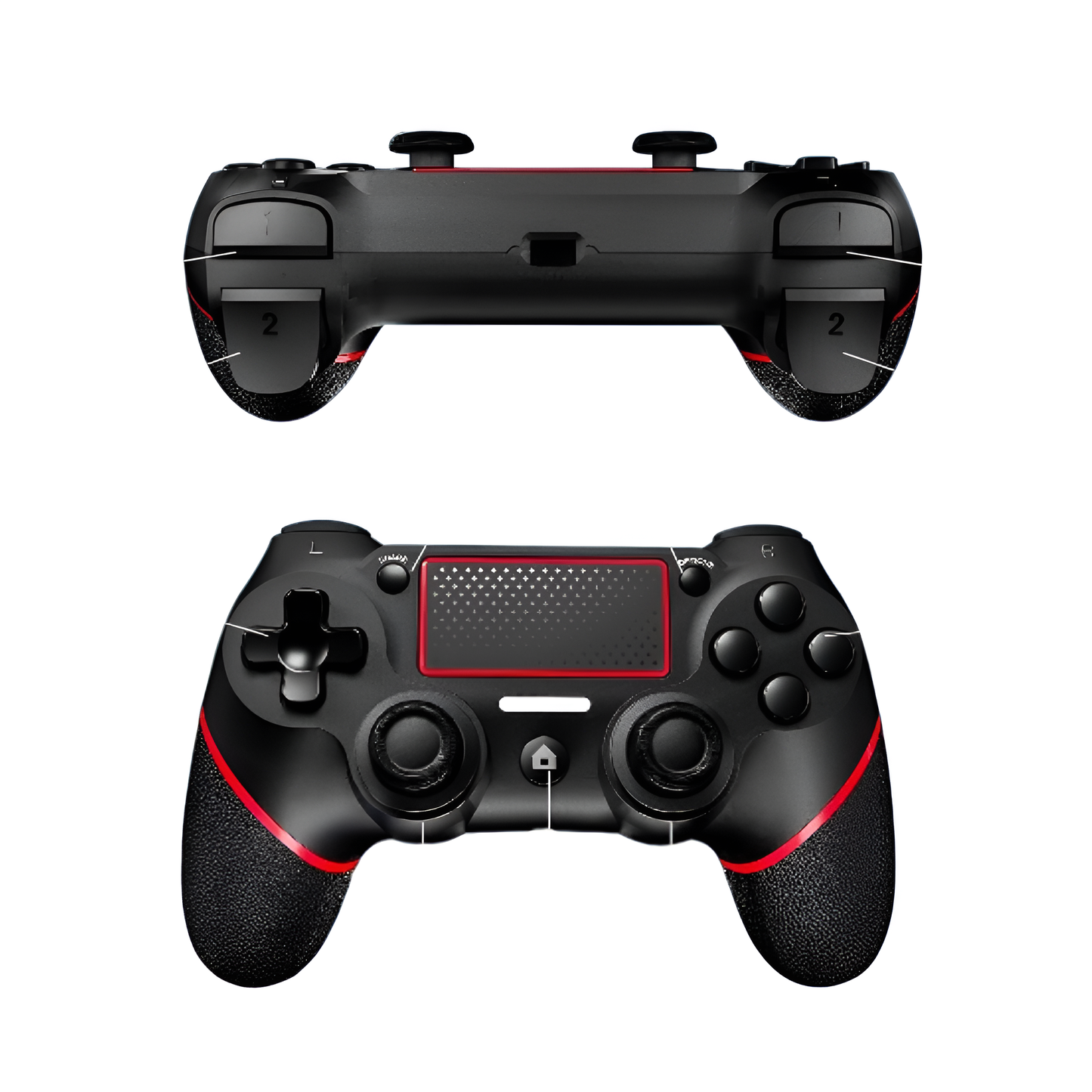 LuckyMoon Wireless Controller for PS4 – Motion Motors, Audio & USB-C Mobile Arcade Ltd