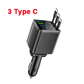 Ultra Fast 5-in-1 USB Car Charger with Dual PD Ports & Smart Voltage Display Mobile Arcade Ltd