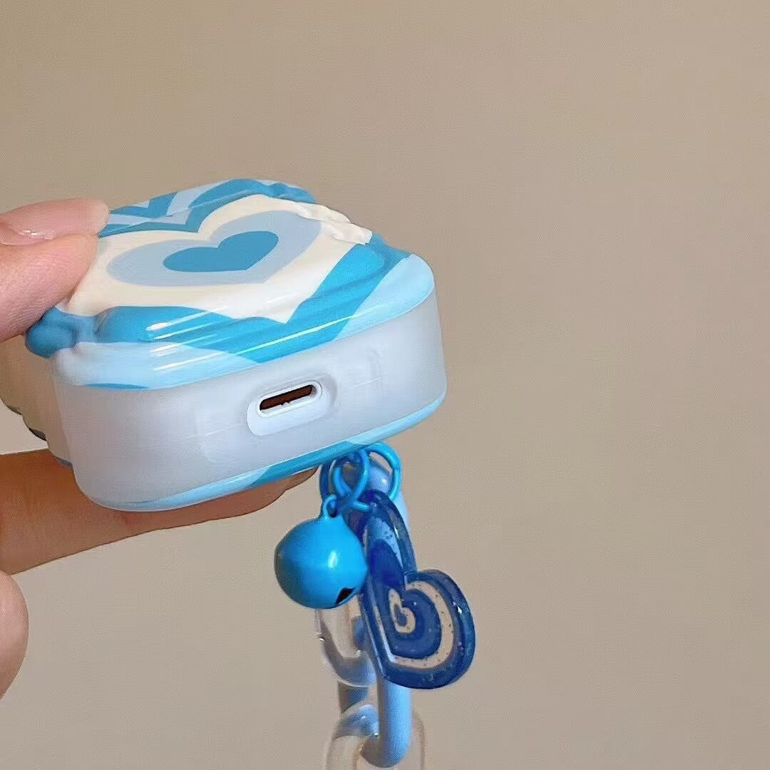 Blue Love Earphone Cover Pendants Soft Shell Mobile Arcade Ltd