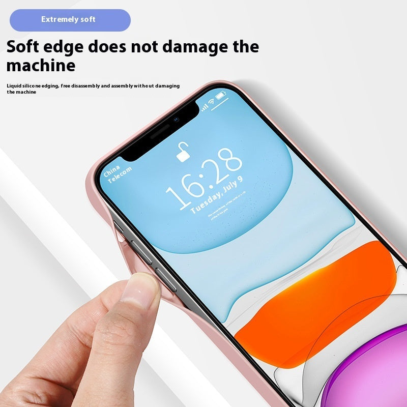 White Tempered Glass All-inclusive Drop-resistant Phone Case Mobile Arcade Ltd