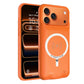 Orange Smart Wireless Battery Charger Case for iPhone 17 Pro Max | Magnetic Power Bank External Charging Cover Mobile Arcade Ltd