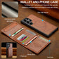 2-in-1 Magsafe Leather Wallet Case For Samsung Galaxy S25 Magnetic Cover Mobile Arcade Ltd