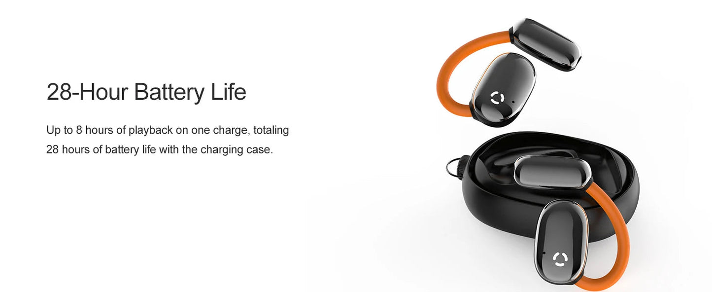 True Open Ear Wireless Headphones | BT 5.4, Waterproof, DNC Mics & Punchy Bass Mobile Arcade Ltd
