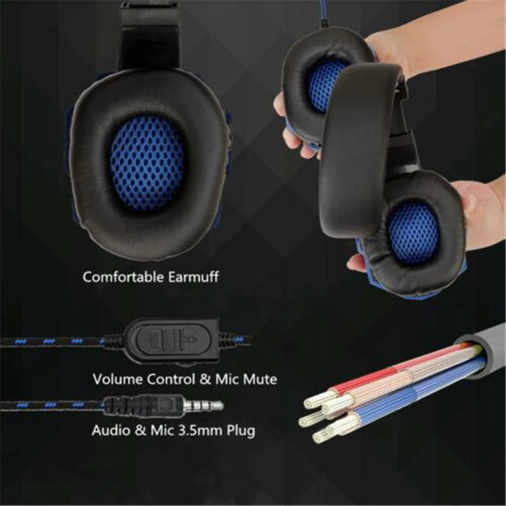 3.5mm Wired Gaming Headset with Mic for PS4 PS5 Xbox PC Laptop Smartphone Mobile Arcade Ltd