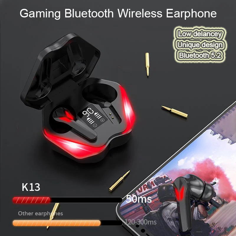 NEW AIR-J13Pro Wireless Bluetooth Earphones HiFi Stereo Noise Cancelling Mobile Arcade Ltd