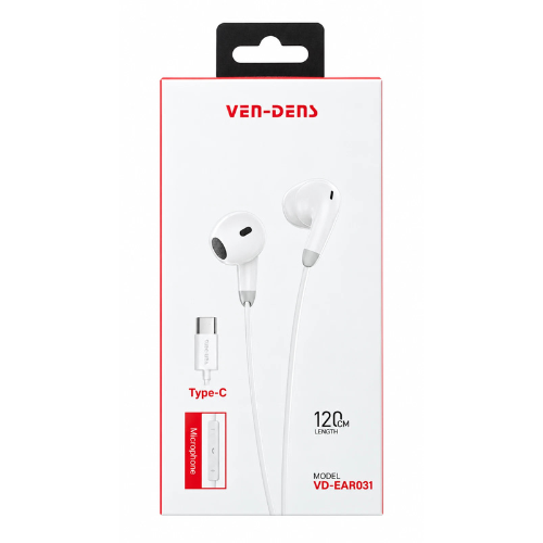 Wired Earphones with Microphone Clear Sound & Type-C Earbuds Calling Music New Mobile Arcade Ltd