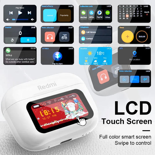 Xiaomi TWS Wireless Bluetooth Earbuds with LCD Display & Stereo Sound Mobile Arcade Ltd