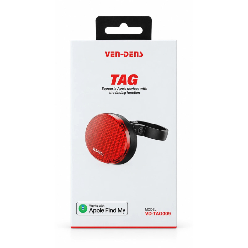 Hidden Bike Tracker Rear Reflector GPS Tracker Compatible with Apple Find My New Mobile Arcade Ltd