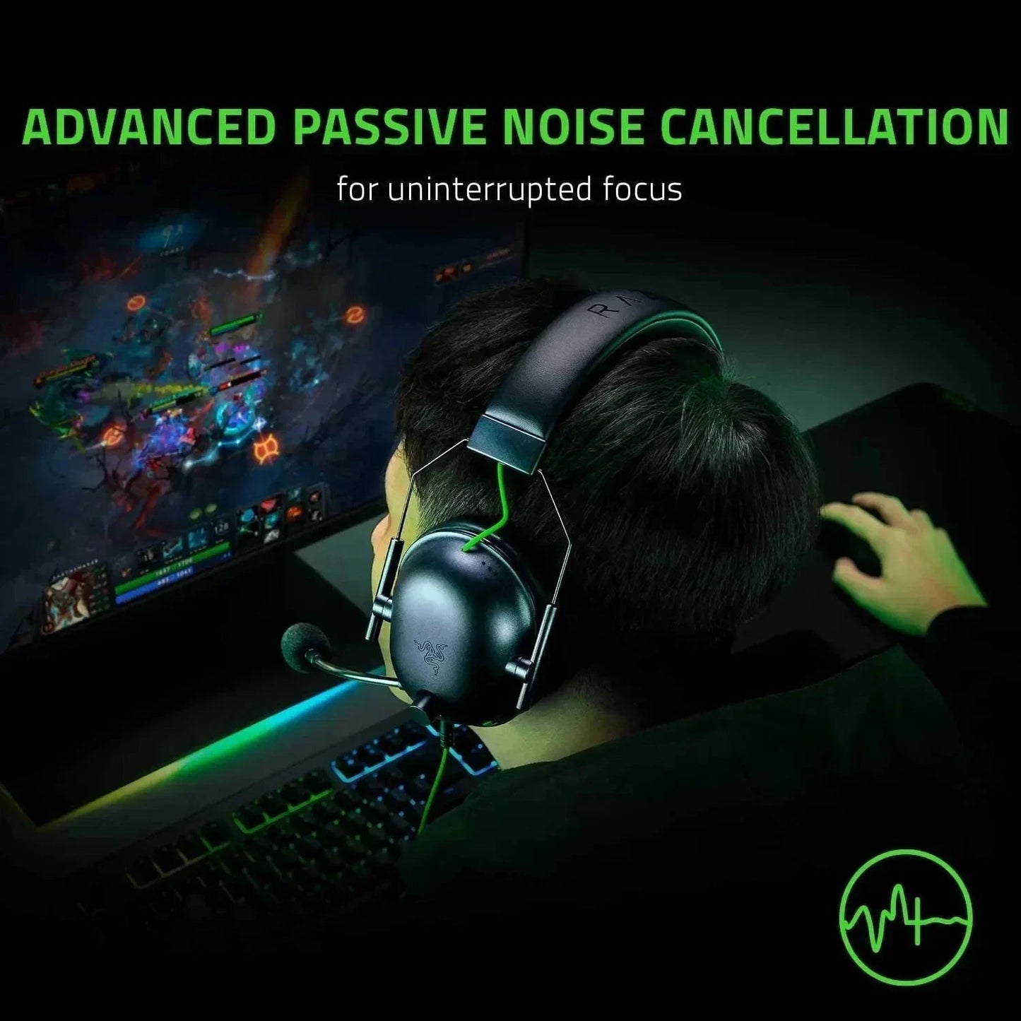 Razer BlackShark V2 X Wired Gaming Headset with 7.1 Surround Sound – PC & Console Mobile Arcade Ltd