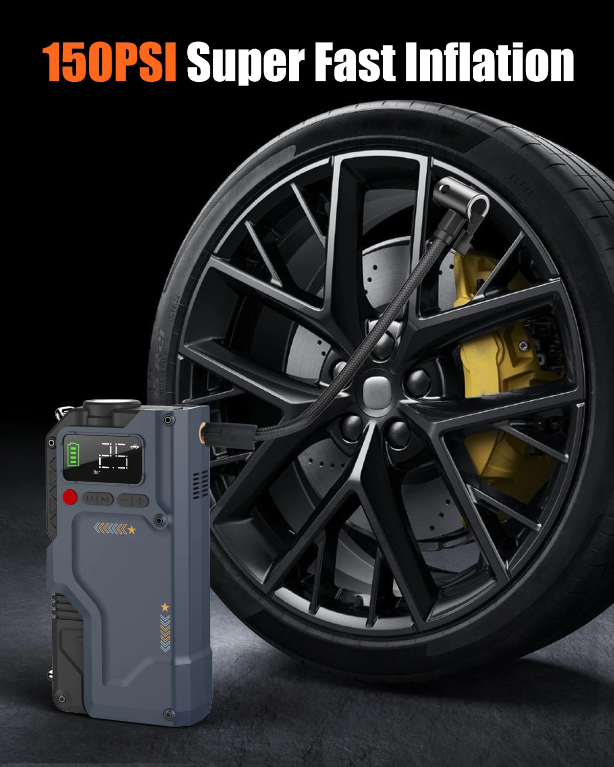 Eigotrav Box12 4-in-1 Car Starter Air Compressor 12000mAh Power Bank Mobile Arcade Ltd