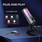USB Gaming Microphone Kit for PC, PS4/PS5 | Condenser Cardioid Mic Set with RGB Lighting | Ideal for Streaming, Podcasting & Recording Mobile Arcade Ltd
