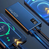 Large Capacity Digital Display Power Bank - Portable Fast Charging Battery Pack