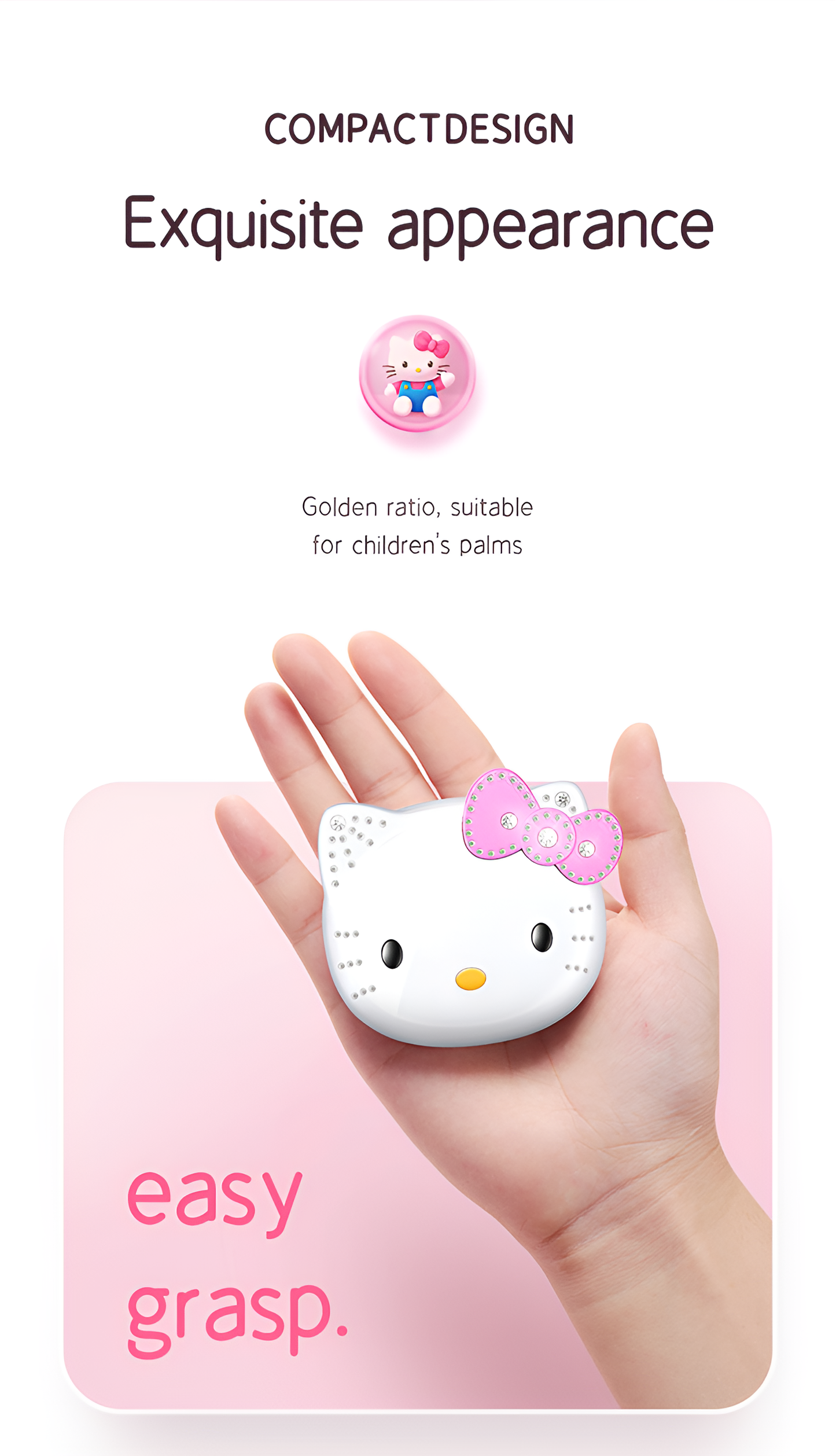 Kawaii Hello Kitty Flip Phone Toy | Cute Mini Birthday Gift for Girls & Kids Mobile Arcade Ltd
