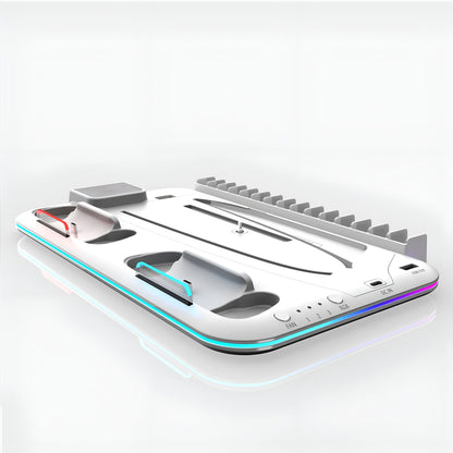 RGB Cooling Station with Charger & Headset Stand for PS5/Slim Digital/Disc Mobile Arcade Ltd